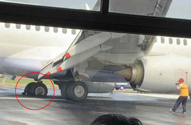 China Airlines’ın lastiği patladı havalmanı 5 saat kapandı