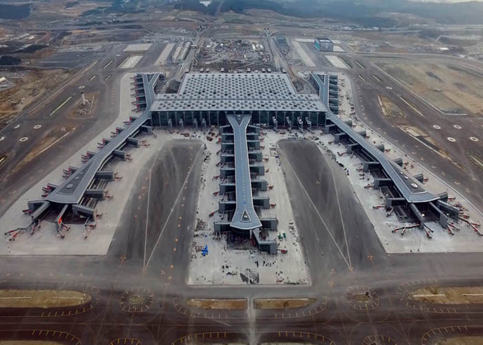 İstanbul Havalimanı’nın drone görüntüsü yayınlandı