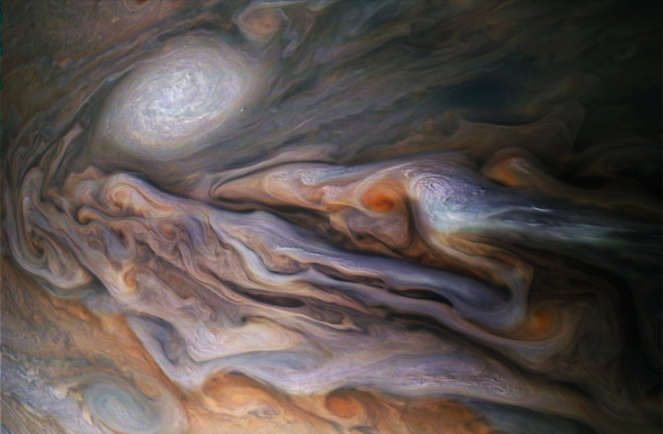 Juno’dan ilginç Jüpiter fotoğrafı