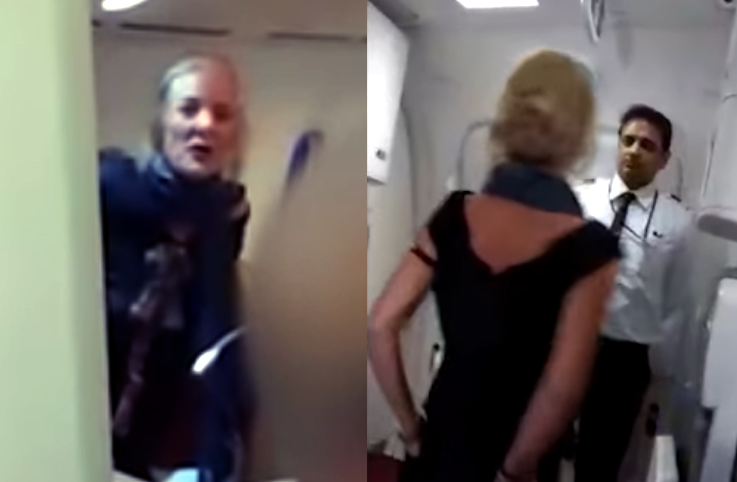 İrlandalı sarhoş kadın yolcu uçağını birbirine kattı