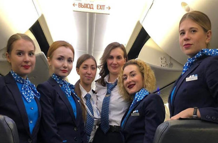 Pobeda Havayolları, İstanbul-Moskova seferini kadınlar yaptı