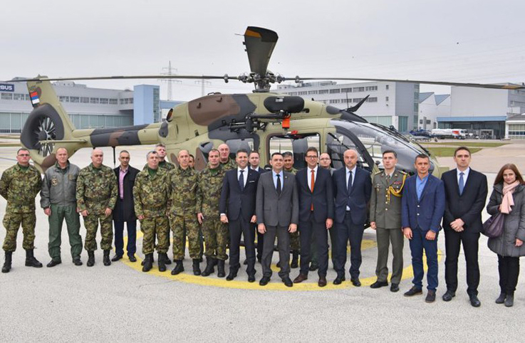 Airbus ilk çok amaçlı helikopteri Sırbistan’a teslim etti