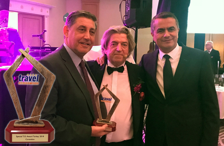 Corendon, Avrupa’da “En İyi Türkiye Uzmanı Tur Operatörü Ödülü” aldı