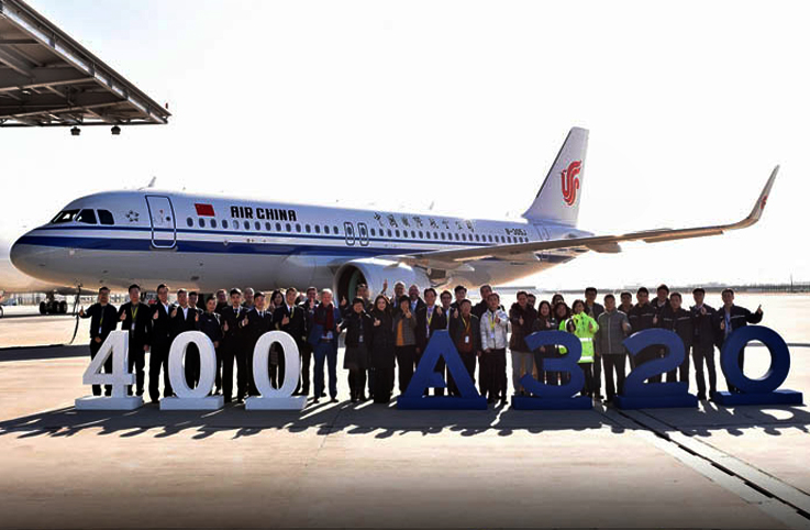 Air China’ya 400’ncü A320neo teslim edildi