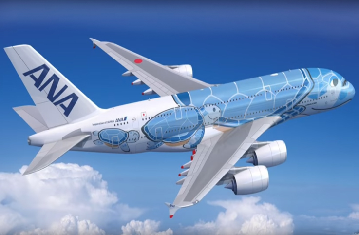 ANA, ilk A-380’i özel boyandı