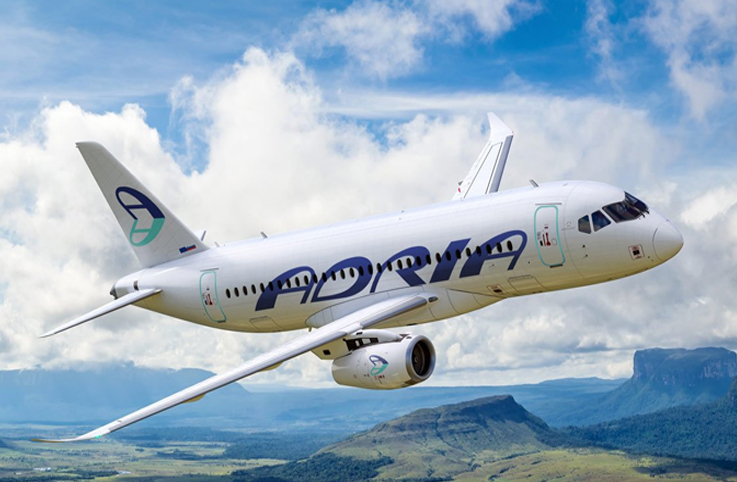 Adria Airways’in ilk Superjet 100’ü Nisan’da teslim alıyor