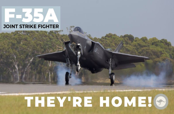 Avustralya Hava Kuvvetleri, ilk F-35A tipi savaş uçağını teslim aldı