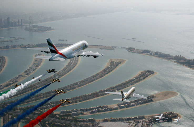 BAE havayolu şirketleri, Şeyh Zayed’i muhteşem andılar