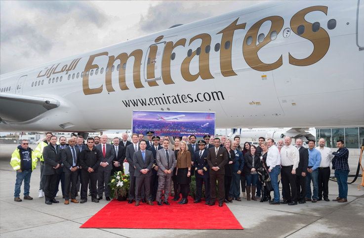 Emirates, 190. Boeing 777 uçağını teslim aldı