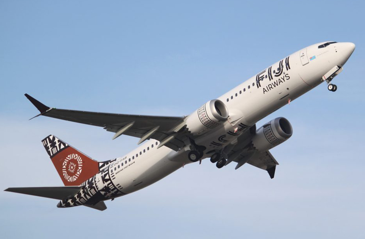 Fiji Airways ilk Boeing 737 MAX 8 uçağını teslim aldı