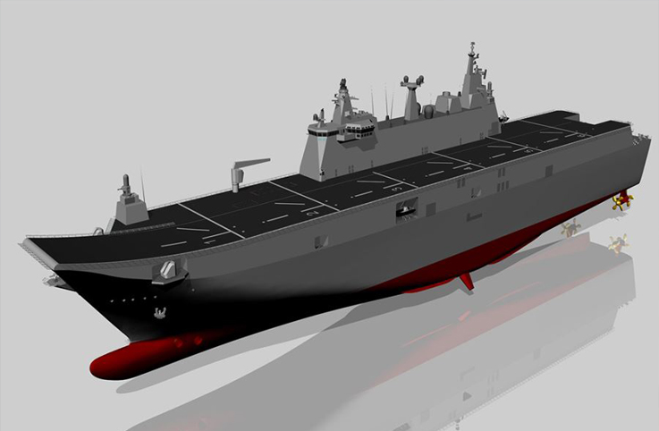 Türkiye’nin en büyük askeri gemisi olacak TCG Anadolu 1 yıl erken bitecek