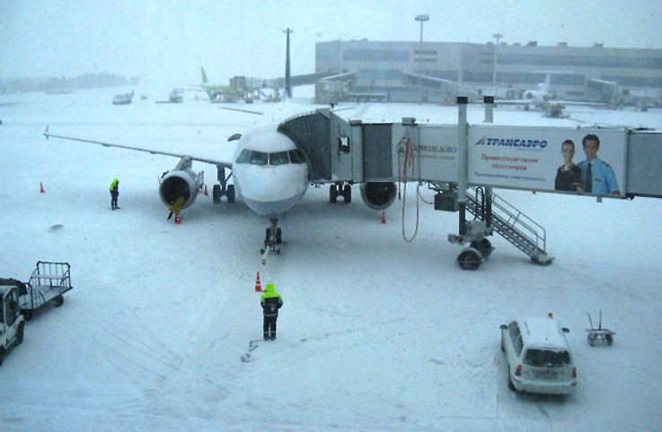 Kar Moskova’da 47 uçuşu iptal ettirdi
