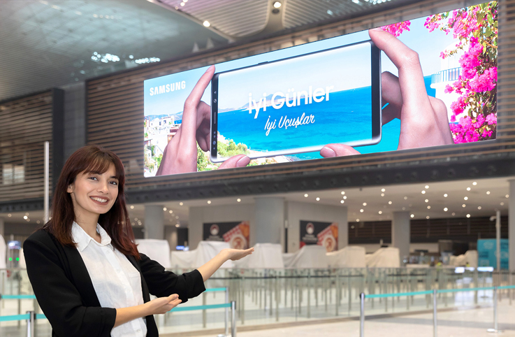 İstanbul Havalimanı’na dünyanın en büyük led bilgi ekranı