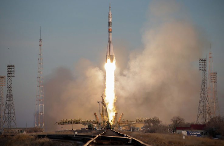 Soyuz MS-11 kazadan sonra ilk insanlı uçuşunu yaptı