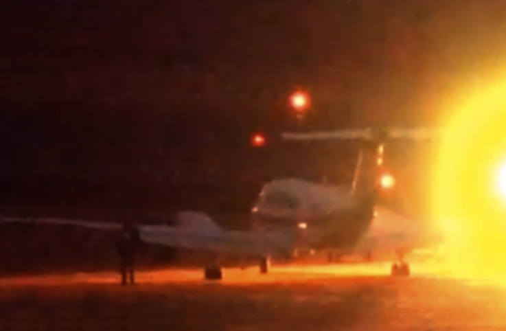 Sendai Havaalanı’nda Beechcraft 350 kayarak pistten çıktı