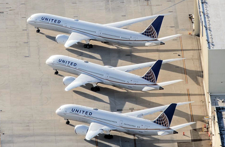 United Airlines Dreamliner’ın bütün serilerine sahip oldu