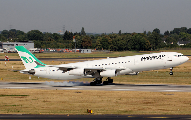 Almanya, geçici olarak Mahan Air uçuşlarını durdurma kararı aldı