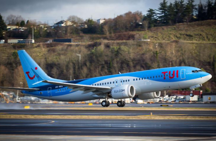 TUI Fly B-737 MAX 8 ile ilk uçuşunu gerçekleştirdi
