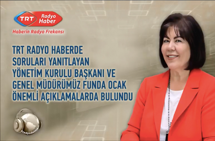 Funda Ocak TRT Radyo Haber’de canlı yayın konuğu oldu