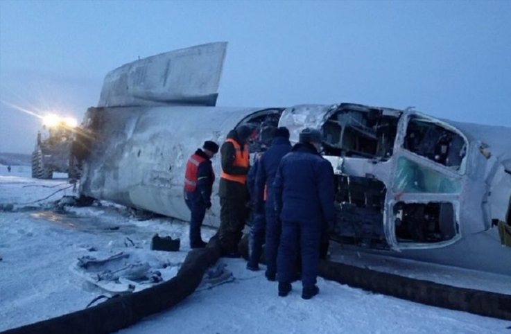 TU-22M3 uçağının kaza görüntüleri ortaya çıktı