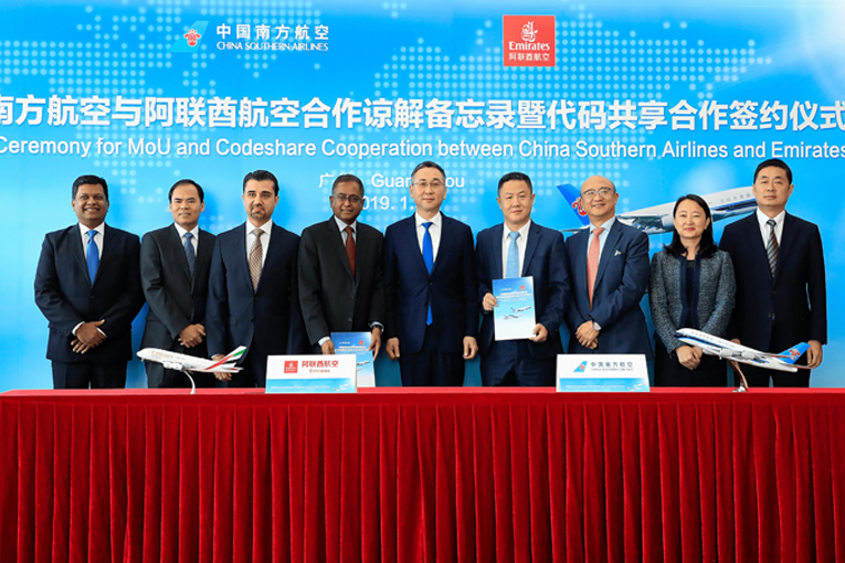 Emirates ve China Southern Airlines’tan Ortak Uçuş Anlaşması