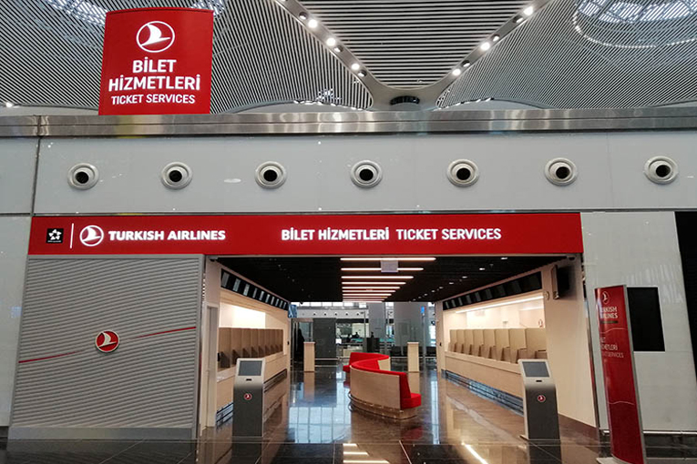 İstanbul Havalimanı’nda bilet satış ofisleri hizmet vermeye başladı
