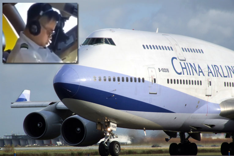 China Airlines’ın uyuyan pilotunun görüntüleri tepkelere neden oldu