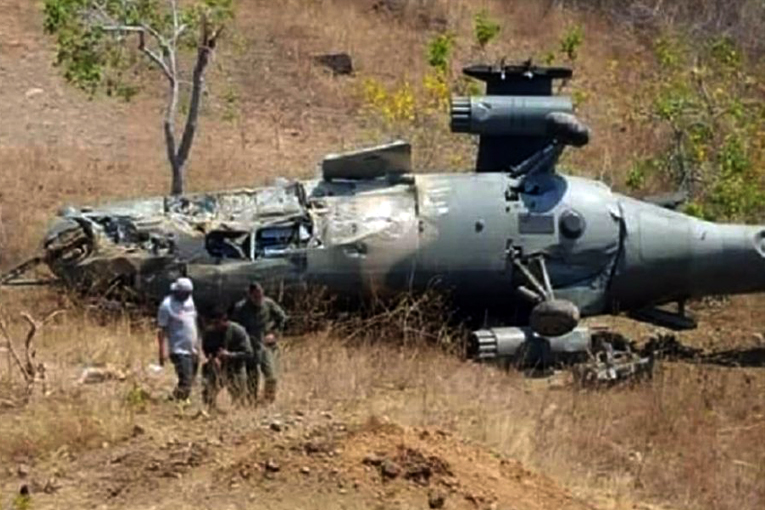 Venezüella’da Mi-35 tipi helikopter düştü
