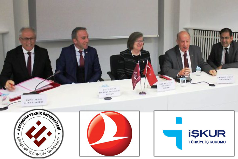 ESTÜ-THY-İŞKUR Teknisyen Yetiştirme protokolü imzaladı