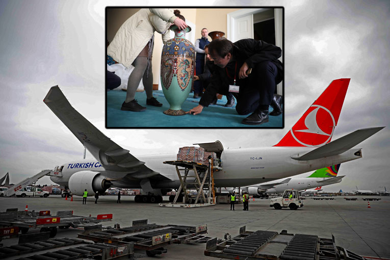 Turkish Cargo, tarihi eserlerin Japonya’ya taşınmasına sponsor oldu