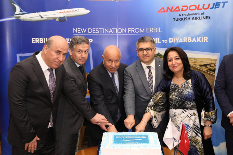 AnadoluJet Erbil uçuşlarına başladı