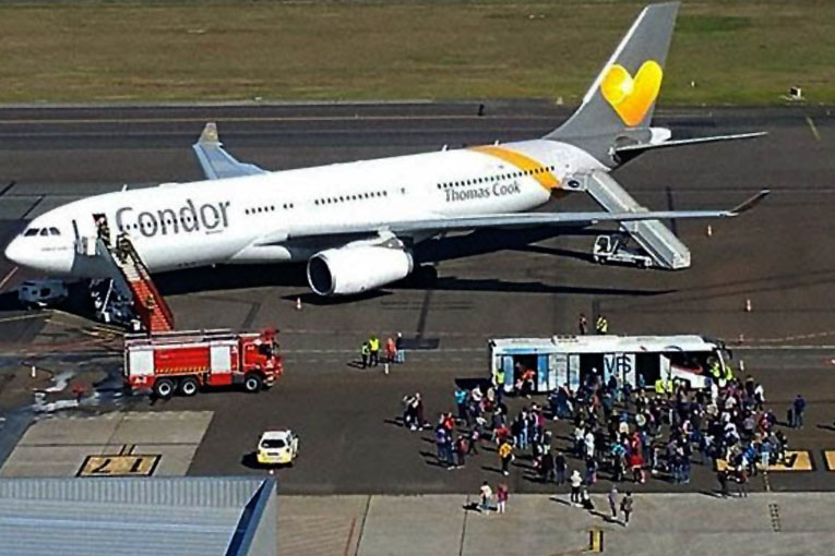 Condor’un Frankfurt-Varadero uçağı İspanya’ya acil indi