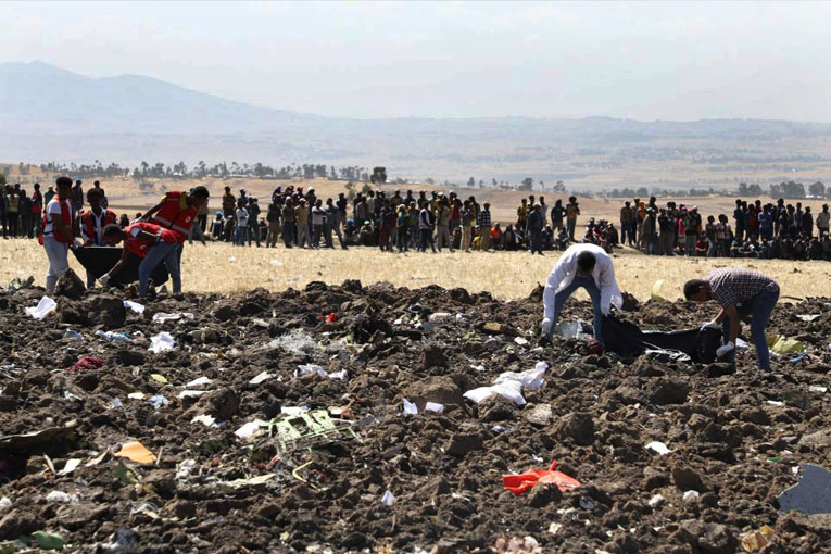 Etiyopya’daki uçak kazasında hiç bir ceset izine rastlanmadığı açıklandı