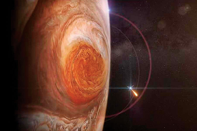 Uzay’daki ‘Büyük Kırmızı Leke’ fotoğraflandı
