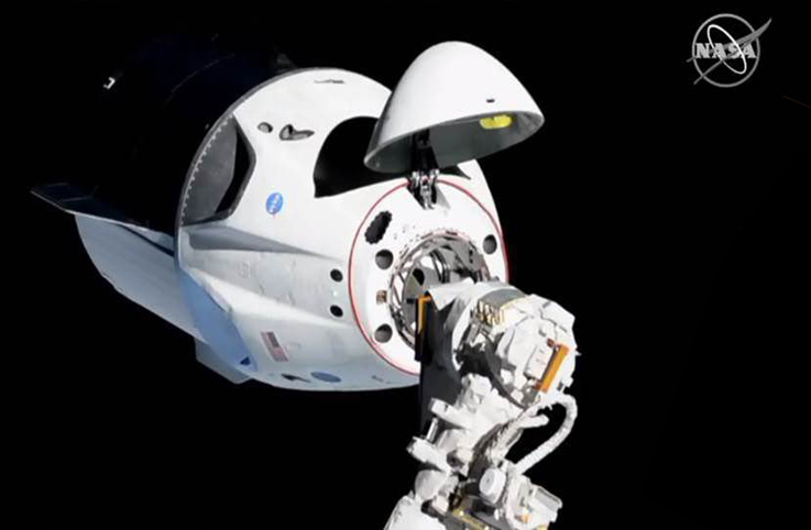 Spacex’in uzay aracı Crew Dragon UUİ’de