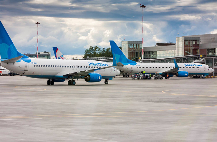 Pobeda havayolu Pulkovo’dan uluslararası uçuşlarını durdurdu