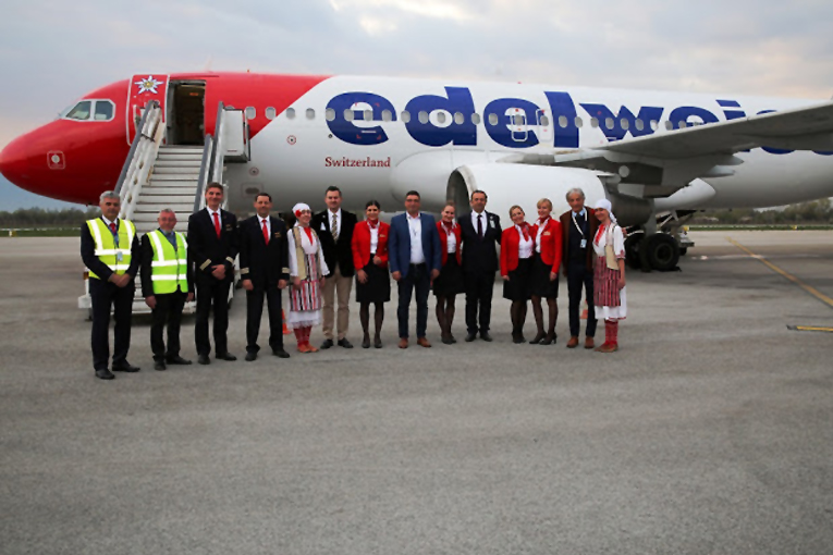 Edelweiss Air Zürih’ten Ohrid uçuşlarına başladı