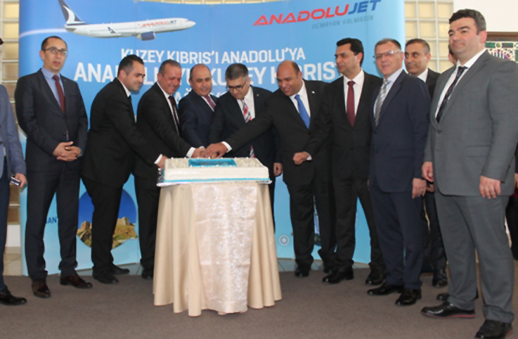 Anadolujet Antalya, İzmir, Adana ve Gaziantep’ten Ercan uçacak