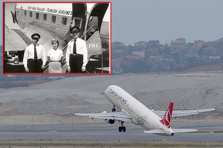 IST’den ilk iç hat uçuşu 86 yıl önceki gibi yine Ankara’ya yapıldı