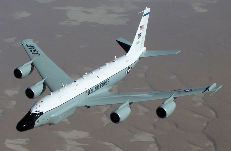 ABD’nin Boeing RC-135V keşif uçağı, Kırım’da radara yakalandı