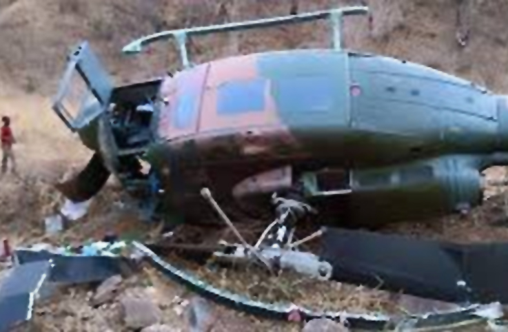 Fas Hava Kuvvetleri’ne ait helikopter düştü