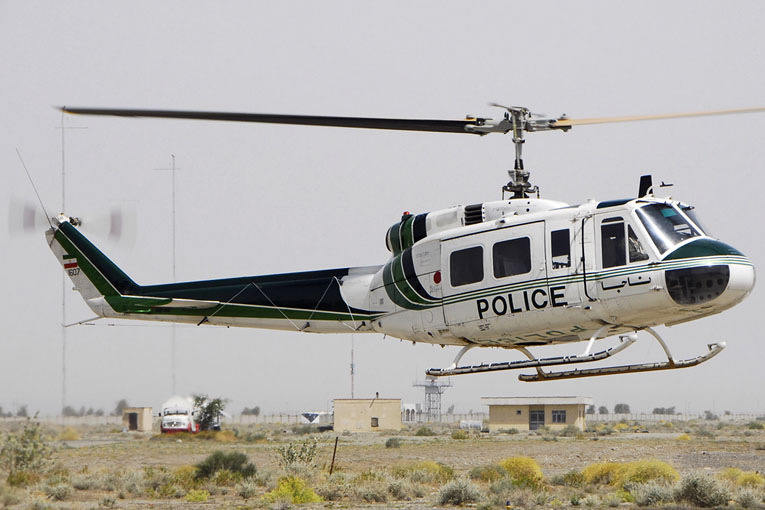 İran Umriye’de polis helikopteri düştü