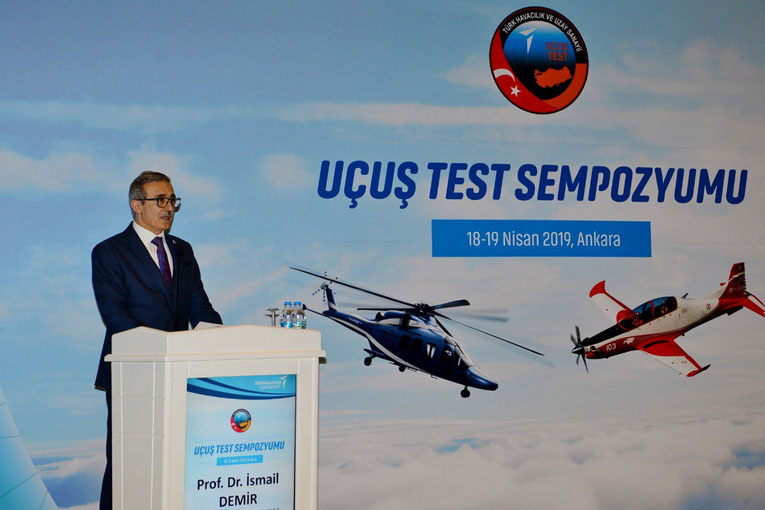 İsmail Demir, Uçuş Test Sempozyumu’na katıldı