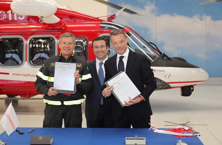 İtalyan Ulusal İtfaiyesi 2 adet AW139 aldı