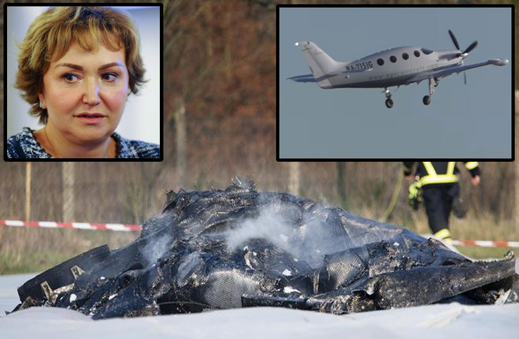 Almanya’da Rus milyarderin uçağı düştü, kızıda aynı uçaktaydı