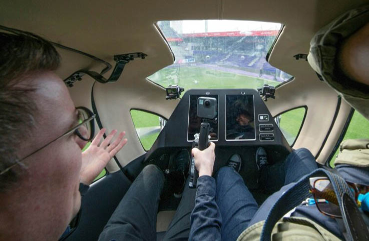 İlk Drone Taksi’nin test uçuşu yapıldı