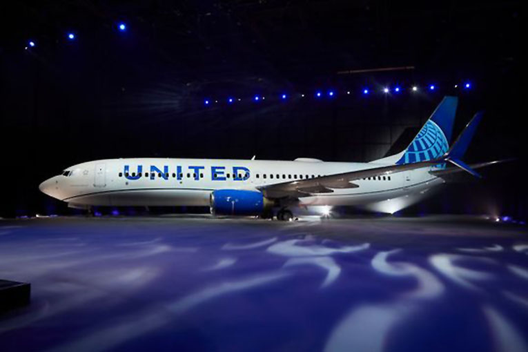 United Airlines’ın yeni boyaması görücüde