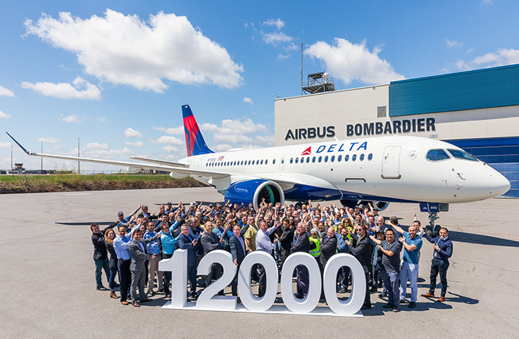 Airbus 12.000’nci uçağı Delta’ya teslim etti