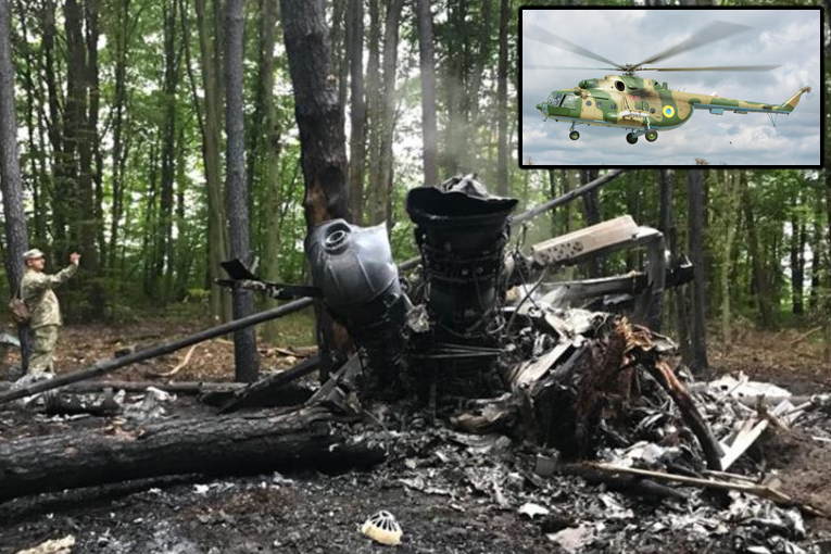 Ukrayna’da Mi-8 düştü, 4 asker hayatını kaybetti