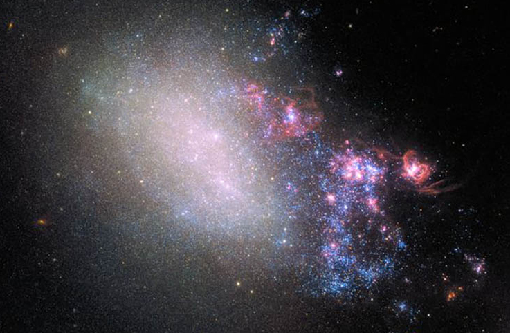 NASA, birbirine sürtünen galaksi görüntülerini yayınladı